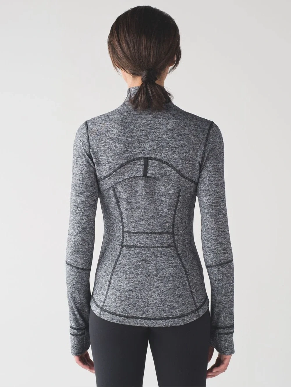 Lululemon Define Jacket in Heathered Black
